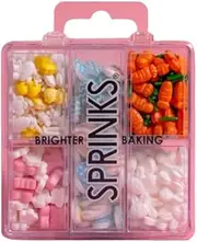 Favourites Box | 80g | Festive Sprinkle Mix for Baking | Cupcakes, Cookies, Cakes & Egg Hunt Party Treats | Pastel Spring Decorations