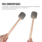 2pcs Wood Bass Drum Beater Timpani Drum Sticks Percussion Mallet