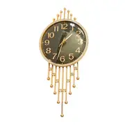 Abstract Design Black Round Analog Wall Clock 73.5*32 cm