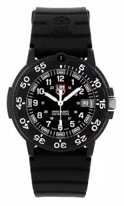 Luminox XS.3001.F Men's Navy Seal Quartz Watch, Black/White