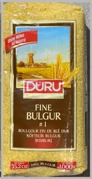 Fine Bulgur 1 kg. Stone Milled, All Natural From Turkey.