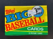 1990 Topps Big Baseball Cards 3rd Series, Unopened pack of 8 cards, Griffey Jr +