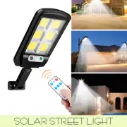 LED Solar Powered Flood Light Outdoor Motion Sensor Security Light Street Lamp