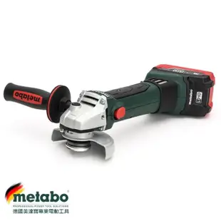 【metabo 美達寶】18V鋰電德製五英吋砂輪機 W 18 LTX 125 Quick