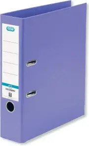 Elba A4 70 mm Plastic Lever Arch File - Purple, 100202167