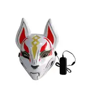 Women Men LED Luminous PVC Mask for Carnival Dance Ball Halloween Christmas
