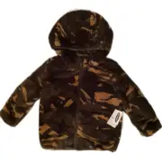 Old Navy Kids Boys Toddler Size 3T Reversible Zip Up Coat Jacket New With Tags