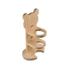 Wooden Pet Water Kettle Rack Adjustable Rabbit Drinking Bottle Holder for Cage