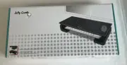 NEW White Jelly Comb computer monitor stand foldable With Drawers White/Green