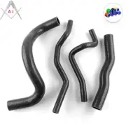 Black For Mitsubishi FTO GR GPX 2.0L 6A12 Silicone Radiator Coolant Hoses Kit
