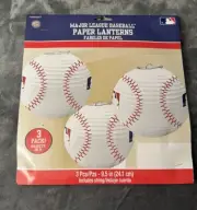 Baseball Paper Lanterns Birthday Party Supplies Decorations Sports World Series