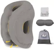 TrekStar Backpacking Inflatable Travel Pillow | Comfortable, Small, & Ergonom...