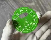 Porsche Sport Chrono Stopwatch Clock Dial Gauge Face Replacement - Python Green