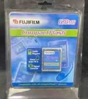 FujiFilm CompactFlash 128MB Memory Card for Audio Players & More! **NEW**