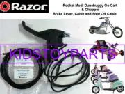 BRAKE LEVER FITS RAZOR POCKET MOD SCOOTER STEEL CABLE SHUT OFF HARNESS COMPLETE