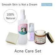 Acne treatment set (organic tea tree moisturizing cream, lotion, soap)
