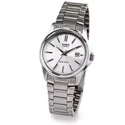 Casio Women LTP-1183A-7ADF Watch Metal Band Silver Original New
