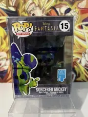 Sorcerer Mickey Funko Pop 15 Fantasia Art Series W/pop Protector