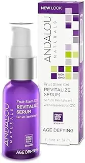 [Andalou Naturals] Age Defying Fruit Stem Cell Revitalize Serum, 32 ml, 1.1 Ounce (43755)