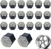 Wheel Nut Caps – ABS Wheel Covers with Fit | Tire Lug Nut Caps Weather-Resistant Protection | Shining Bolt Cover Ideal for Car, & Truck Wheel Decoration & Rust Prevention