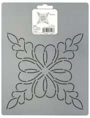 Quilting Stencils Feather Quilt Pattern Feathered Heart Block Quilters Stencil