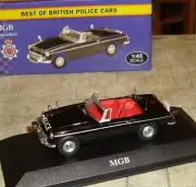 ATLAS EDITIONS - MGB POLICE CAR - LANCASHIRE POLICE - 1:43 - BOXED