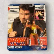 1990 Scott Steiner WCW Action Figure Galoob Sealed New In Package