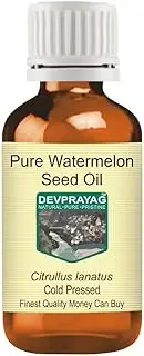 Devprayag Pure Watermelon Seed Oil (Citrullus lanatus) Natural Therapeutic Grade Cold Pressed 10ml (0.33 oz)