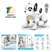 Remote Control Robot Dog Toy, Programmable Smart Interactive Robotic Pets, RC...