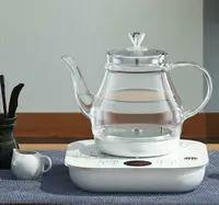 在飛比找樂天市場購物網優惠-容聲底部全自動上水電熱水壺煮茶燒水壺茶臺一體機泡茶專用電茶壺