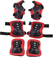 BIUDECO 6pcs Roller Skates Accessories Elbow Protector Skateboard for Kids Riding Knee Guard Youth Knee Gear Cycling Elbow Pads Biking Gear Kids Elbow Guard Child Gear Set Roller Skating