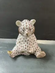 herend baby bear sitting chocolate
