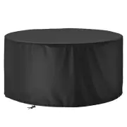 50 Inch Outdoor Round Fire Pit Cover Waterproof Patio Table Furniture Cover