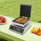 8pcs Commercial Stainless Waffle Maker Machine Spanish Donut Baker Churros Maker