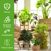 64Pcs Plant Support Cages Plastic Tomato Clips Trellis Clips Garden Vine NXX
