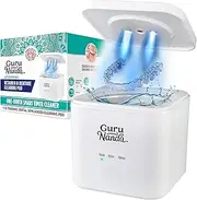 GuruNanda Retainer & Denture Cleaning Pod – Ultrasonic 45kHz Cleaner, 3 Modes for Retainers, Dentures, Aligners, Brushes & Teeth Cushions