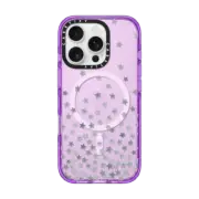 iPhone 16 Pro Impact Case MagSafe Compatible STARS SILVER transparent