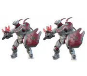 2 Mega Construx Bloks Halo Infinite Banished Hunter Action Figure-Wasp Onslaught