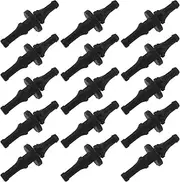 eMagTech 40Pcs Rubber Screw Pin Replacement PC Case Fan Mounting Pin Soft Rubber Anti Noise Reducing Vibration Screws 29x10.5mm Black