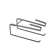 2pc Iron Bathroom Paper Towel Stand Rack Kitchen Cupboard Hanger Cabinet Door Chest Hanging Sundries Storage Shelf