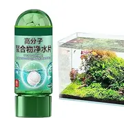 Purification Tablets - 1 Bottle Fast Aquarium Water Filter,Natural Fish Tank Accessories, Aqua Purifier, Safe Fish Supplies for Removes Algae