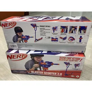 有貨不用等 超好玩 小孩看到會瘋Nerf 滑板車兼發射器Blaster Scooter 2.0最新第2代滑板車 電動連發