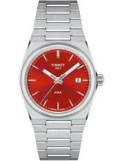 [Tissot] PRX Swiss Watch 35mm T1372101142100 in Red