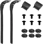 Anlayliay 2 Set Replacement Inline Skate Strap Skating Shoes Energy Strap Skate Strap Buckles Screws for Men Women Kids