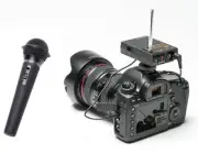 Pro 5D WHM wireless handheld microphone for Canon EOS R 5DS 5DSR II Mark IV 1D X