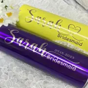 Personalized Bridesmaid Tumbler Gift Maid of Honor Proposal Wedding Party