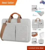17.3 Inch 360° Protective Laptop Shoulder Bag Sleeve Case for Dell/HP Envy/AS...