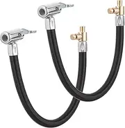 BELLIFFY 2pcs Inflator Bike Hose Adapter Bicycle Accessory Extension Hose for Motorbike Quick Extension Hose Extension Hose for Car Universal Hose Adapter Car Accessory Bicycle Hose Adapter