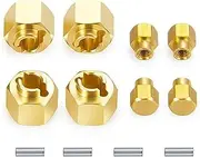 Modification Accessories Brass Hex Wheel Widening Adapter for 1/24 RC Crawler Car Axial SCX24 AXI00004(6mm)