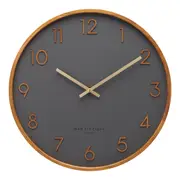 SCARLETT Charcoal 50cm Wall Clock